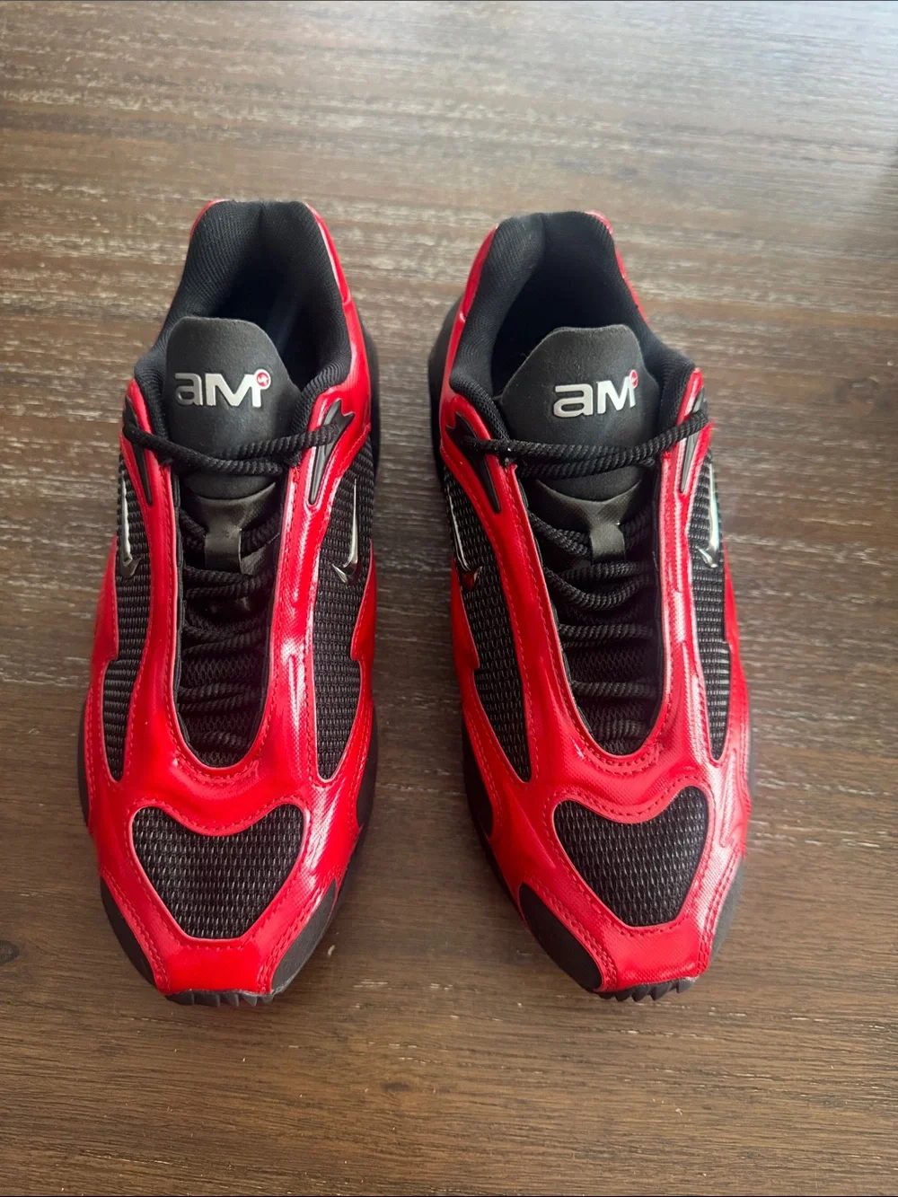 Nike Women's Air Max Muse Shoes in University Red/Black/Metallic
